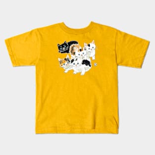 5 cute kitties Kids T-Shirt